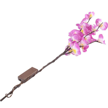 73 CM 20 LEDs Christmas Decor Light Simulation Orchid