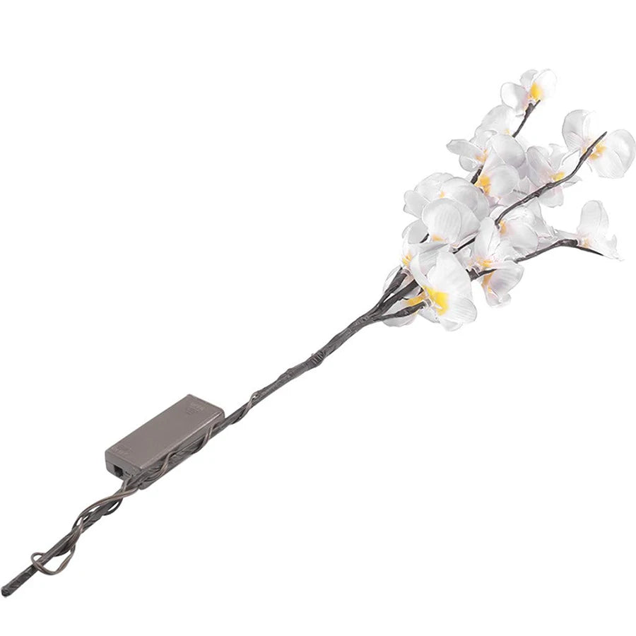 73 CM 20 LEDs Christmas Decor Light Simulation Orchid