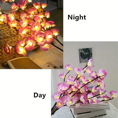 1PC Phalaenopsis Tree Light Decoration String Lights Battery