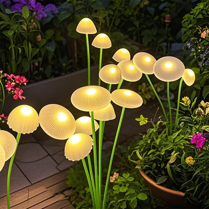 Solar LED Jellyfish Sway Lights Garden Decor Waterproof