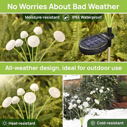 Solar LED Jellyfish Sway Lights Garden Decor Waterproof