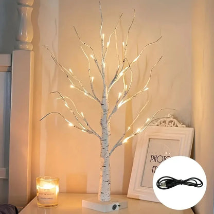 LED Maple Leaf Tree Night Light USB&Battery Thanksgiving