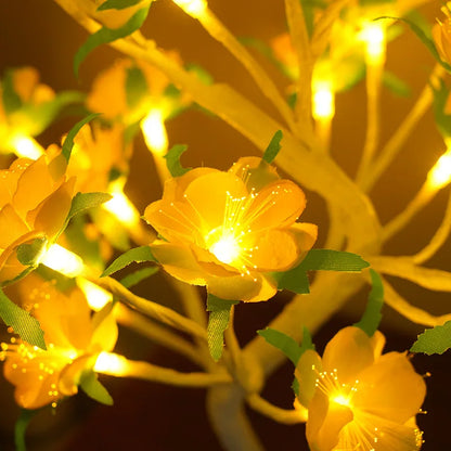 LED Tree Lamp Camellia Orchid Bonsai Bedside USB