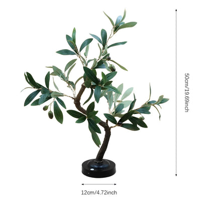 LED Tree Lights, Green Atmosphere Light, Battery Table lamps