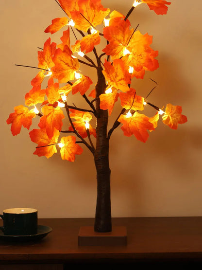 Simulated birch tree adjustable tree light suitable for living room