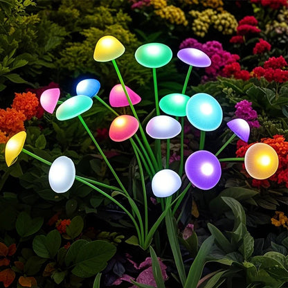 Solar LED Jellyfish Sway Lights Garden Decor Waterproof