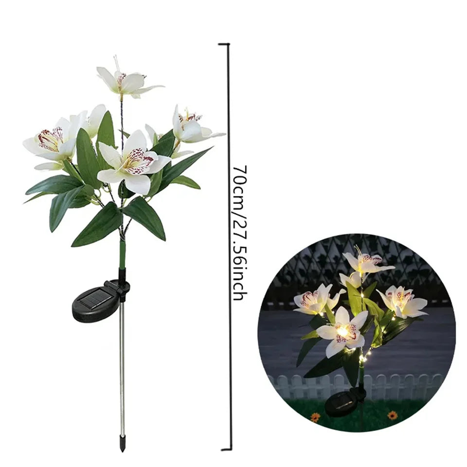 Solar Lights Outdoor Garden Decorative Flowers Waterproof
