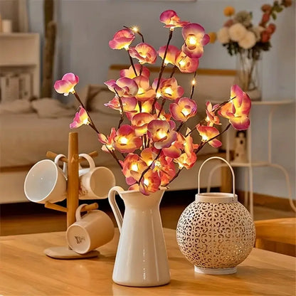 1PC Phalaenopsis Tree Light Decoration String Lights Battery