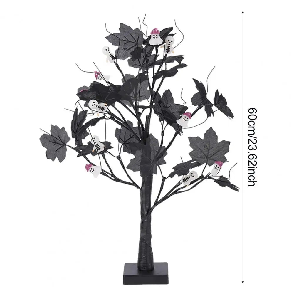 24 Inches Halloween Tree with Light LED Glowing Tree