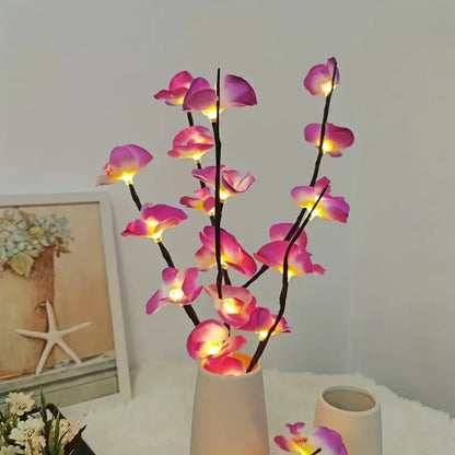 1PC Phalaenopsis Tree Light Decoration String Lights Battery