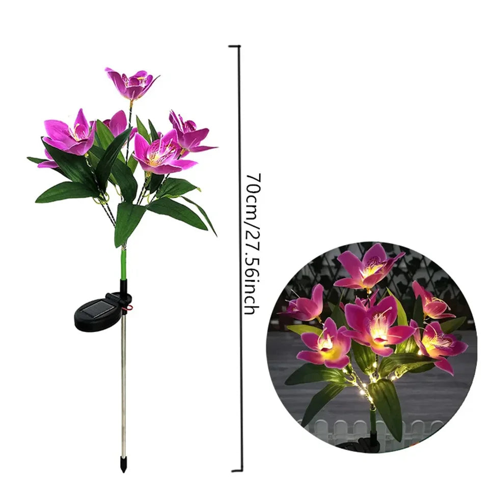Solar Lights Outdoor Garden Decorative Flowers Waterproof