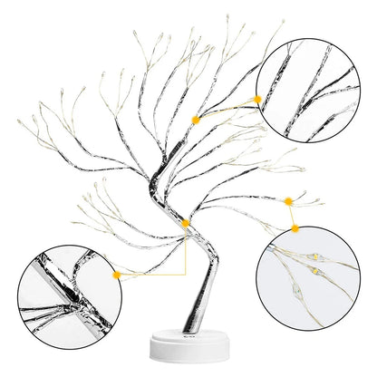 Desk Top Tree Light, , Decorative108 LED Lights USB Or