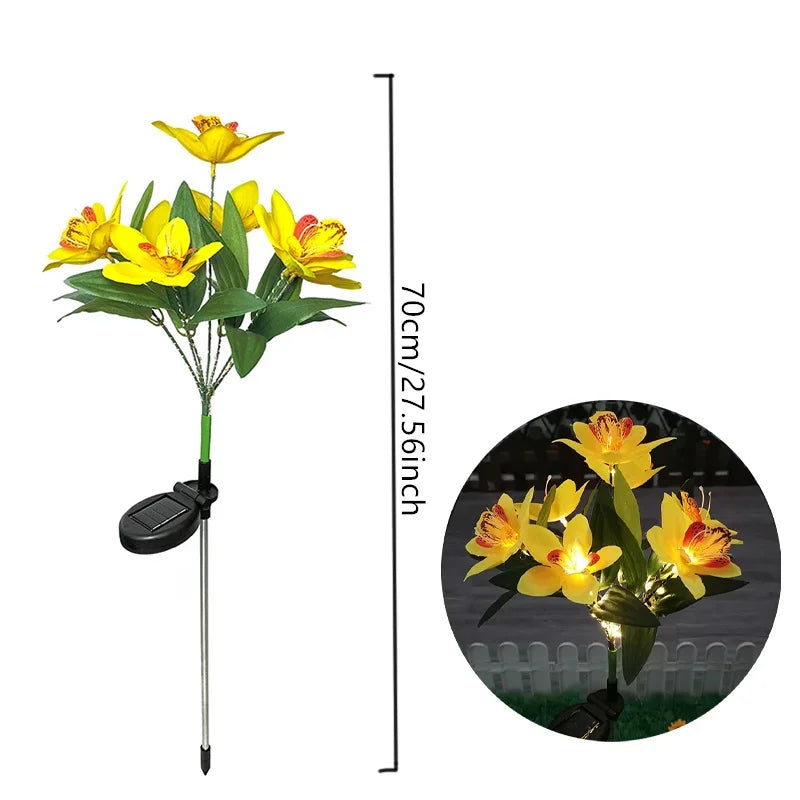 Solar Lights Outdoor Garden Decorative Flowers Waterproof