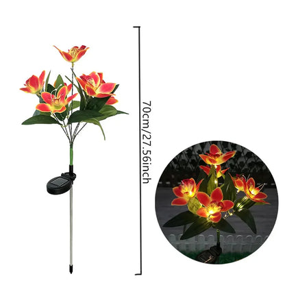 Solar Lights Outdoor Garden Decorative Flowers Waterproof