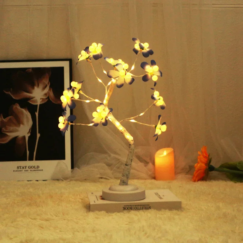 New LED Tree Lamp Home Room Living Room Decoration