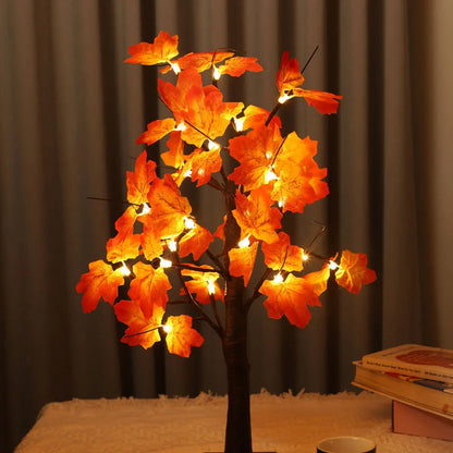 Simulated birch tree adjustable tree light suitable for living room