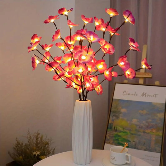 1PC Phalaenopsis Tree Light Decoration String Lights Battery
