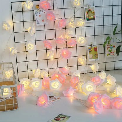 24 LED Rose Lamp, Rose Light Tree Table Top Decorations
