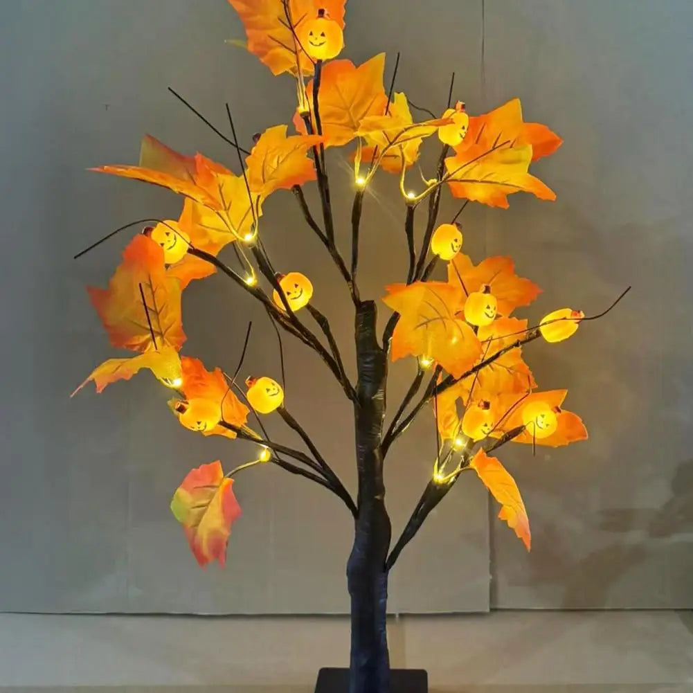 24 Inches Halloween Tree with Light LED Glowing Tree