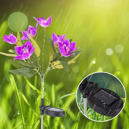 Solar Lights Outdoor Garden Decorative Flowers Waterproof