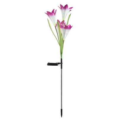 Lily Flower Solar Outdoor Light Ip65 Waterproof Solar