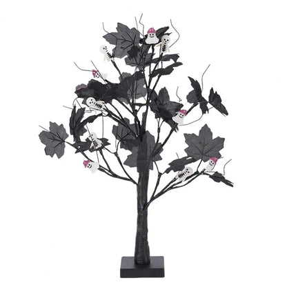 24 Inches Halloween Tree with Light LED Glowing Tree