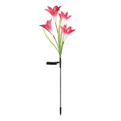 Lily Flower Solar Outdoor Light Ip65 Waterproof Solar