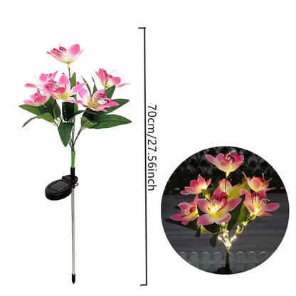 Solar Lights Outdoor Garden Decorative Flowers Waterproof