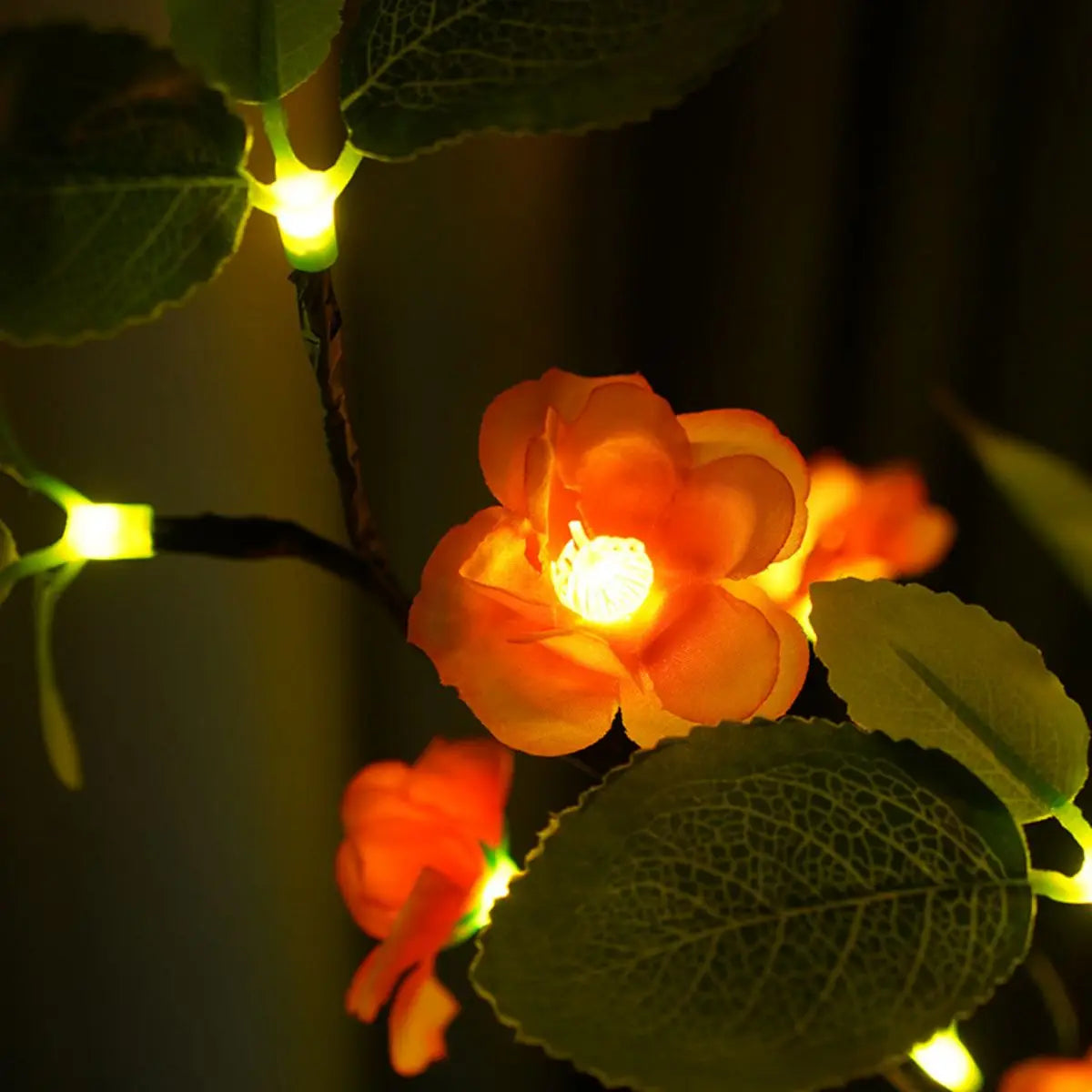 LED Peach Blossom Plum Blossom Tree Lamp Interior