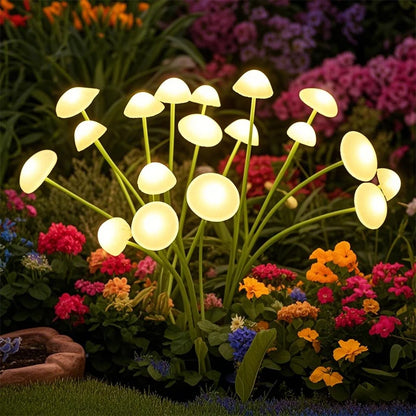 Solar LED Jellyfish Sway Lights Garden Decor Waterproof